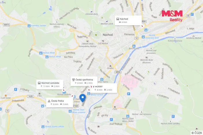 Prodej bytu 3+1, Náchod - Staré Město nad Metují, Bílkova, 55 m2