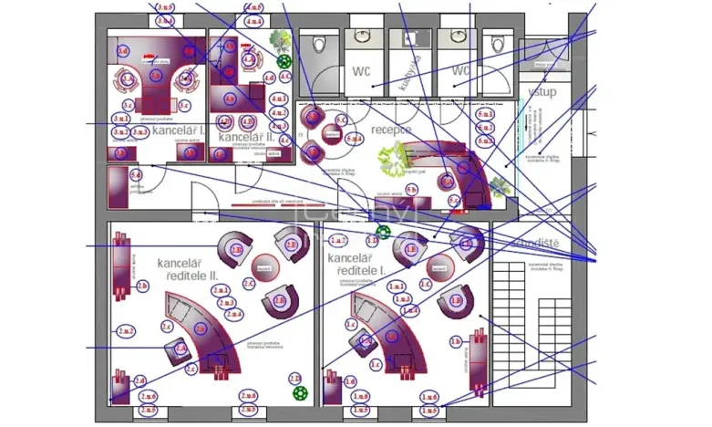 Pronájem kanceláře, Jičín, Kollárova, 140 m2