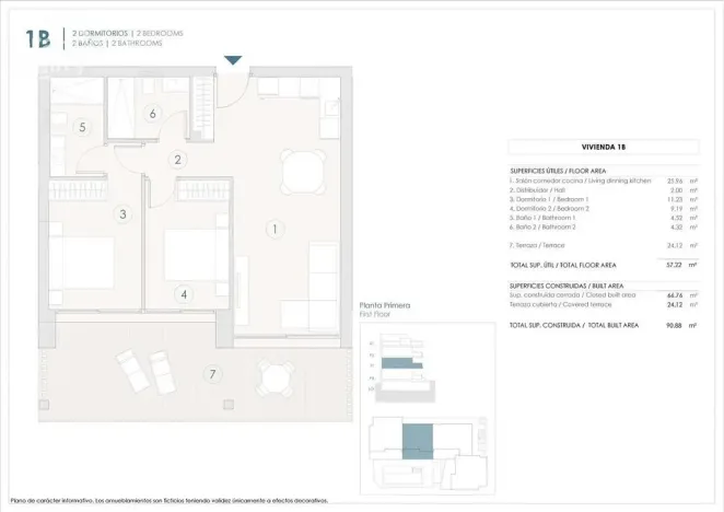 Prodej bytu 3+kk, Benijofar, Alicante, Španělsko, 66 m2