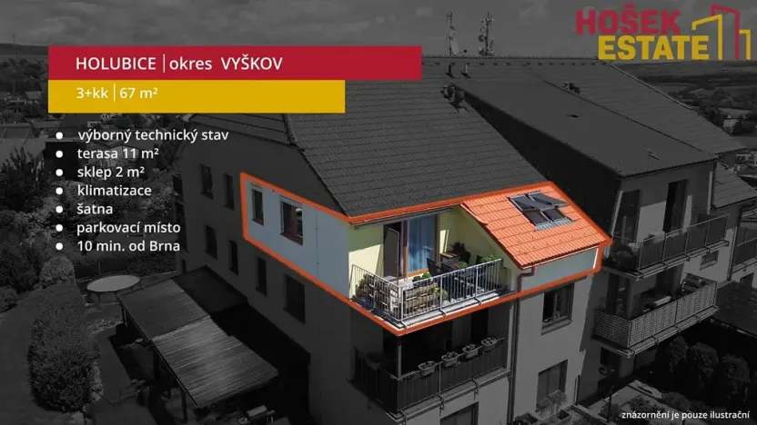 Prodej bytu 3+kk, Holubice, 79 m2