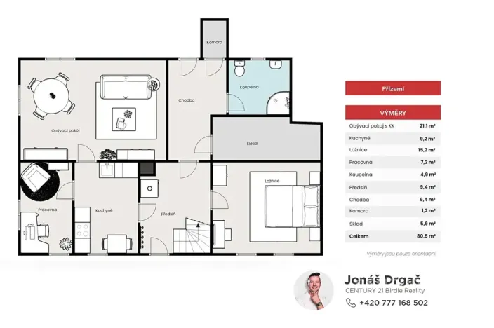 Prodej rodinného domu, Višňová, 170 m2