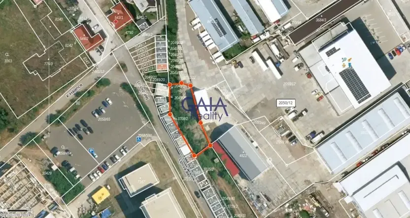 Pronájem komerčního pozemku, Hodonín, Brněnská, 600 m2