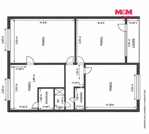 Prodej bytu 3+1, Ústí nad Labem - Severní Terasa, Pod Parkem, 85 m2