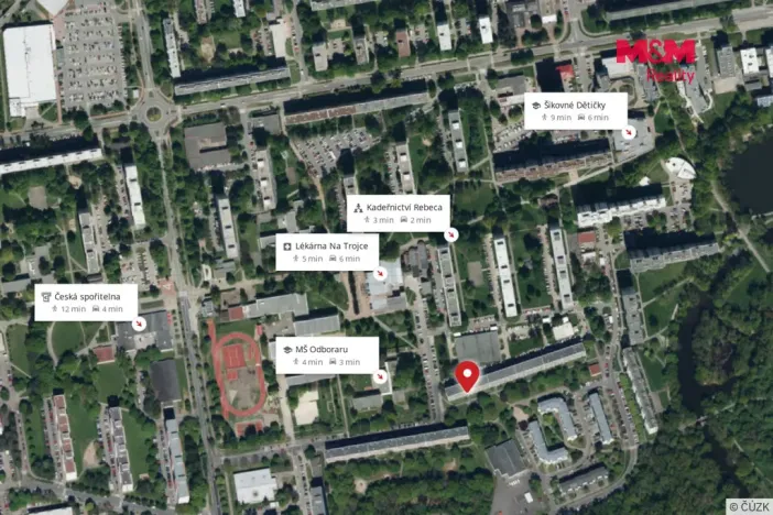 Prodej bytu 3+kk, Pardubice - Polabiny, Lidická, 65 m2