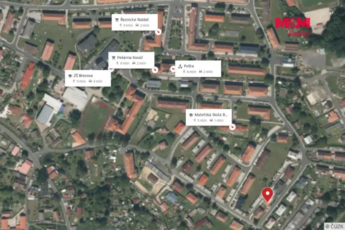 Prodej bytu 2+kk, Březová, Okružní, 42 m2