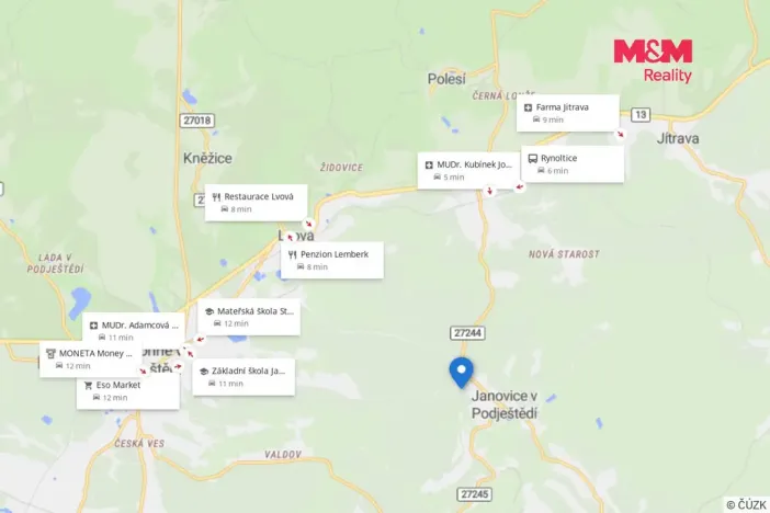 Prodej pozemku pro bydlení, Janovice v Podještědí, 5227 m2