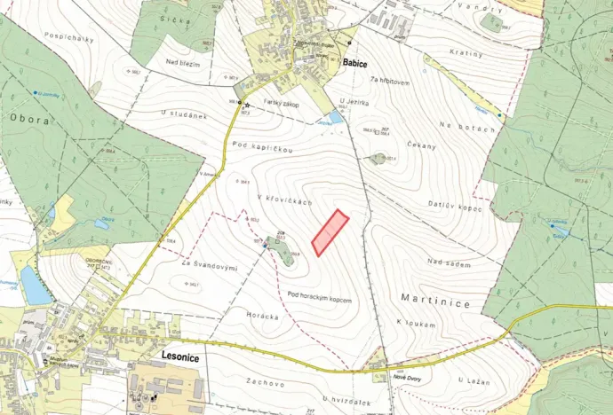 Prodej pole, Babice, 13981 m2