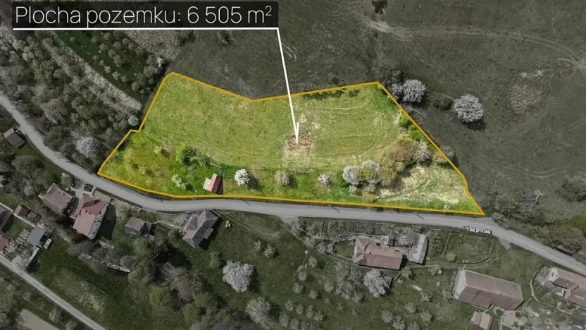 Prodej pozemku pro bydlení, Slopné, 6505 m2