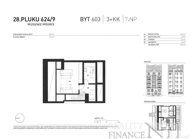 Prodej bytu 3+kk, Praha - Vršovice, 28. pluku, 109 m2