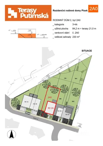 Prodej bytu 3+kk, Písek, Dolní, 84 m2