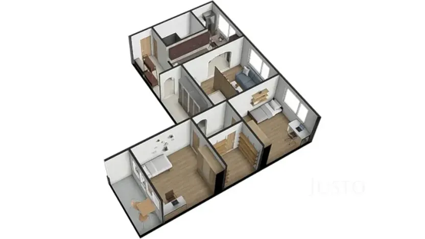 Prodej bytu 3+1, Strakonice, Sídliště 1. máje, 74 m2
