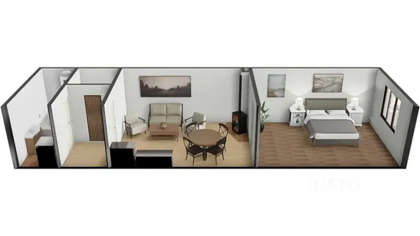 Prodej rodinného domu, Lhenice, 61 m2