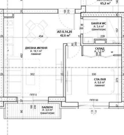 Prodej bytu 2+kk, Primorsko, Bulharsko, 42 m2