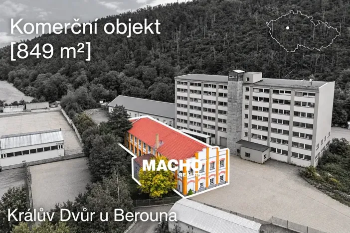 Pronájem výrobních prostor, Králův Dvůr, Tovární, 400 m2