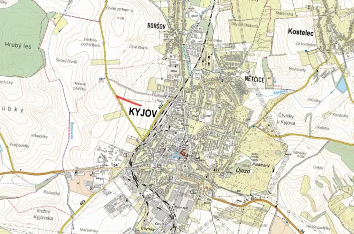 Prodej pozemku pro bydlení, Kyjov, 2936 m2