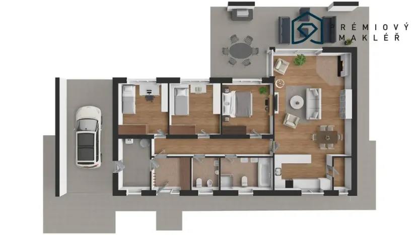 Prodej pozemku, Most, 605 m2