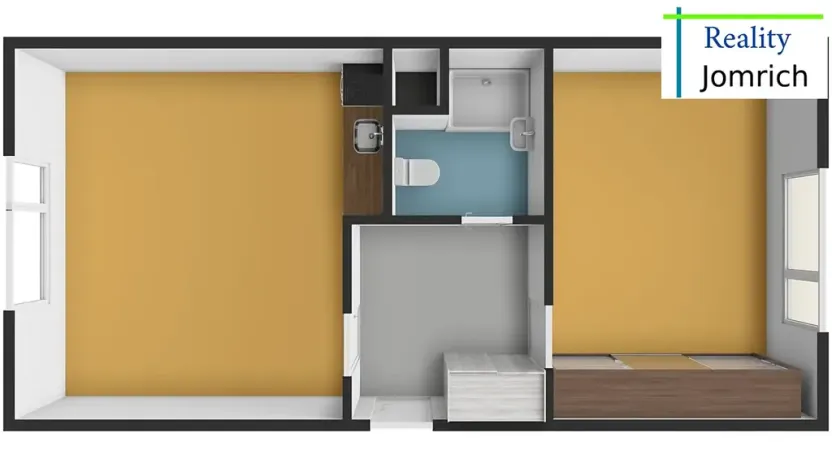 Prodej bytu 2+kk, Liberec, Jeřmanická, 43 m2