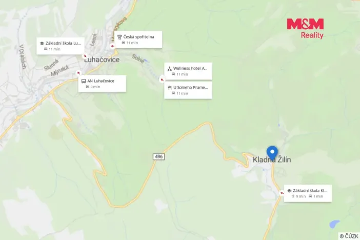 Prodej rodinného domu, Luhačovice - Kladná Žilín, 70 m2