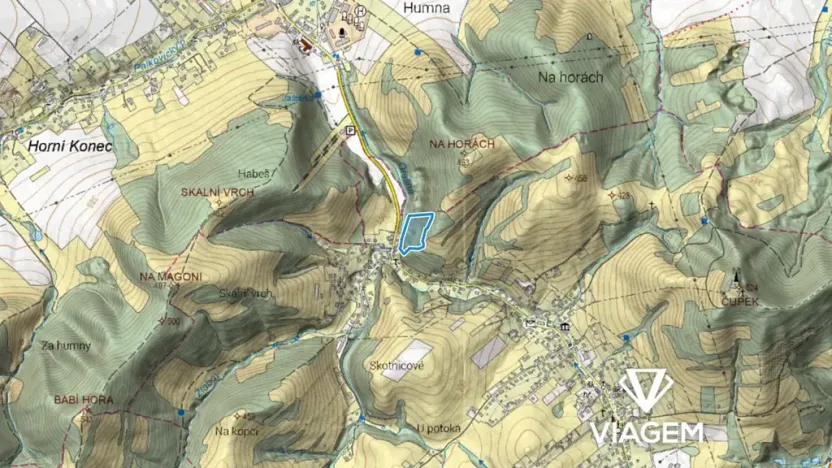 Prodej podílu lesa, Metylovice, 4457 m2