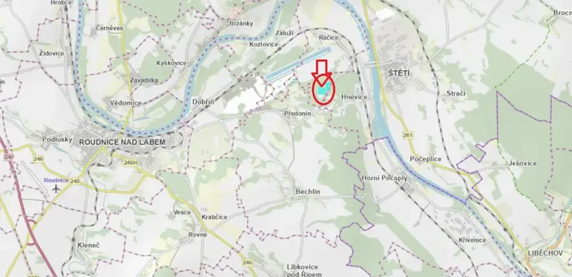 Prodej lesa, Račice, 76710 m2