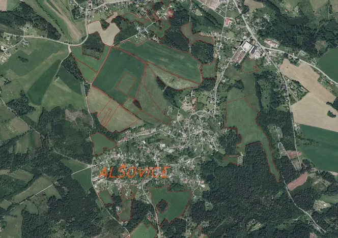 Prodej pozemku, Pěnčín - Alšovice, 115 m2