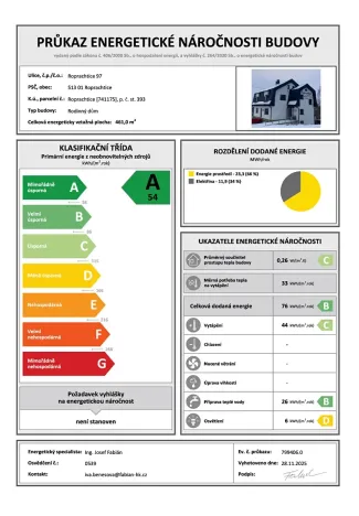 Prodej bytu 2+kk, Roprachtice, 51 m2