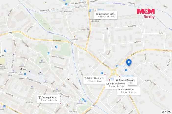 Prodej bytu 1+kk, Rokycany - Nové Město, Františka Kotyzy, 24 m2