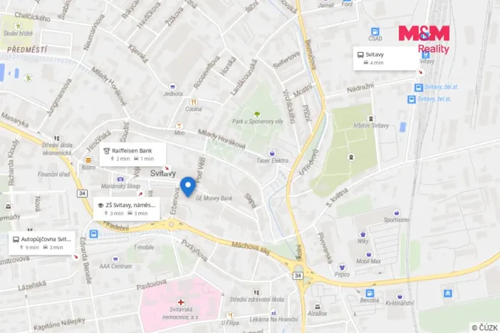 Pronájem obchodního prostoru, Svitavy - Město, náměstí Míru, 263 m2