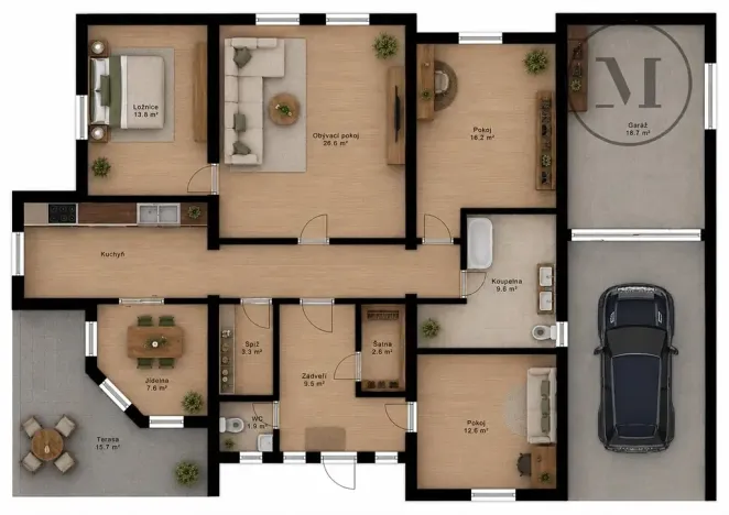 Prodej rodinného domu, České Budějovice, Plavská, 182 m2