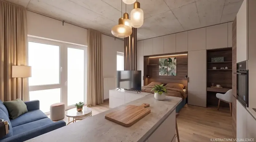 Prodej bytu 1+kk, Brno, Bohunická, 36 m2