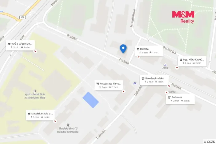 Pronájem bytu 3+kk, Benešov, Pražská, 82 m2