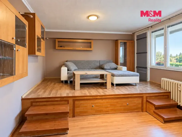 Pronájem bytu 2+1, Kutná Hora - Hlouška, Puškinská, 47 m2