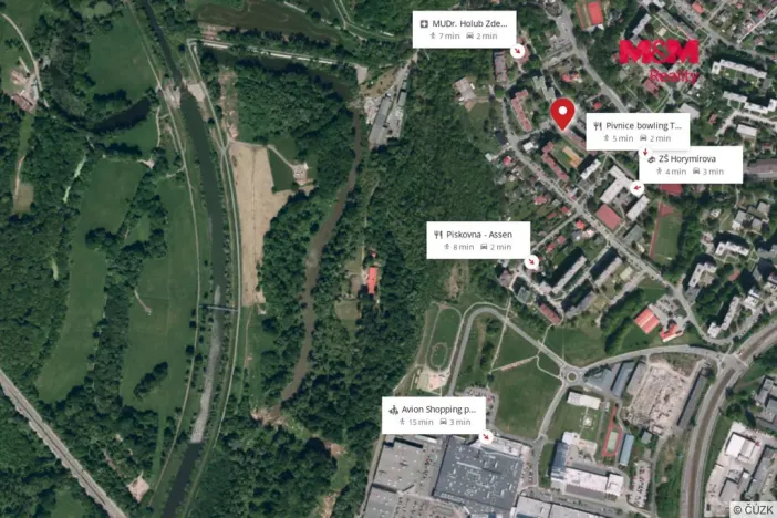 Pronájem bytu 3+1, Ostrava - Zábřeh, Písečná, 64 m2