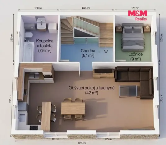 Prodej rodinného domu, Okrouhlo, 129 m2