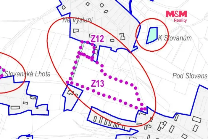 Prodej pozemku pro bydlení, Drevníky, 5561 m2