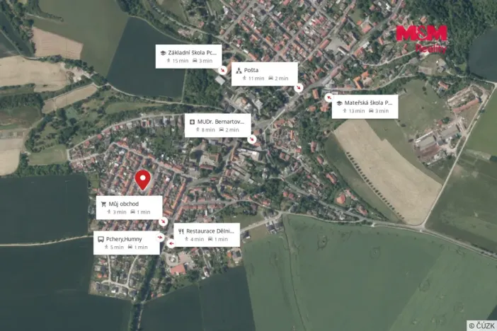 Prodej rodinného domu, Pchery - Humny, Žižkova, 91 m2