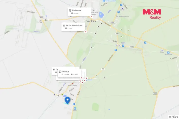 Prodej pozemku pro bydlení, Telnice, 1250 m2
