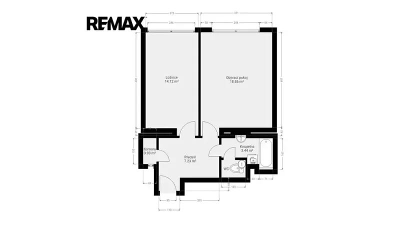 Prodej bytu 2+kk, Praha - Košíře, Vrchlického, 49 m2
