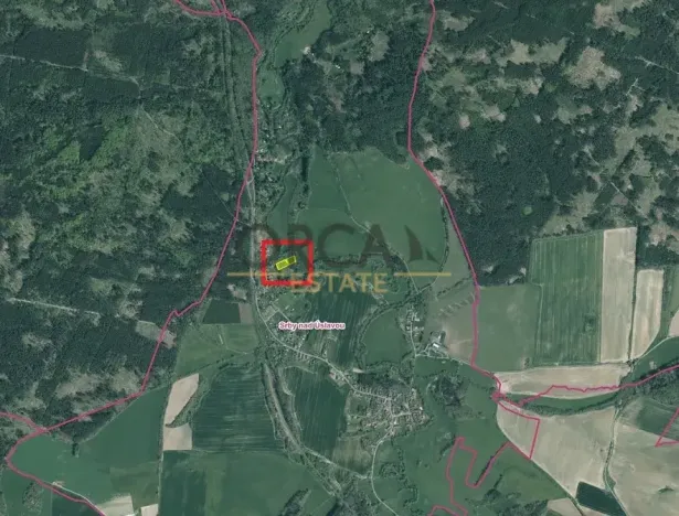 Prodej louky, Srby, 1566 m2