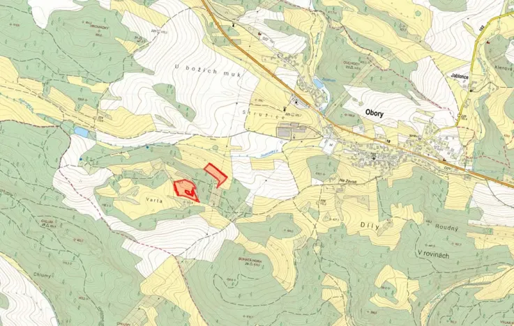 Prodej pole, Obory, 10572 m2