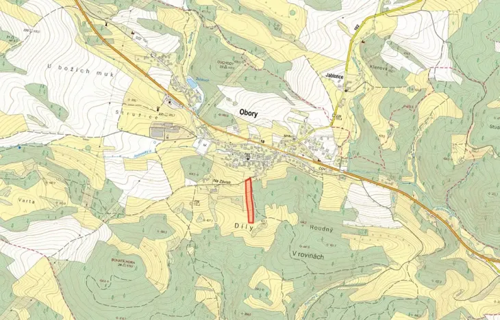 Prodej pole, Obory, 4793 m2