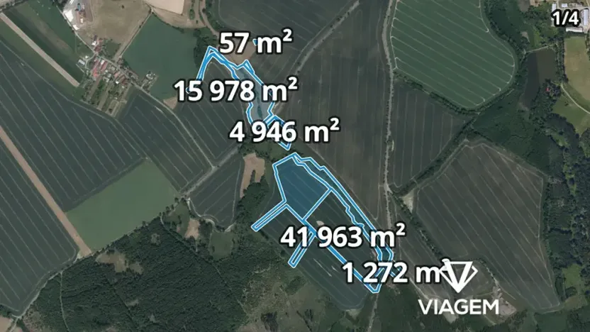 Prodej podílu pole, Golčův Jeníkov, 2951 m2