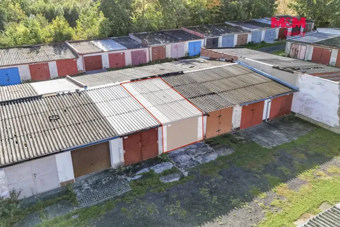 Prodej garáže, Cheb - Háje, 19 m2