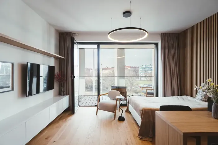 Prodej bytu 1+kk, Praha - Bubeneč, Vítězné náměstí, 44 m2