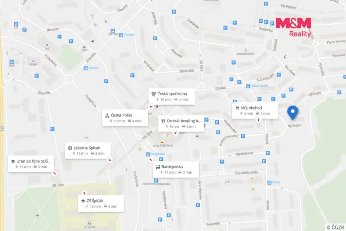 Pronájem bytu 2+kk, Česká Lípa, Na Svahu, 40 m2