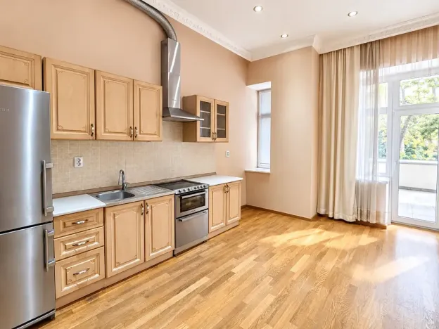 Pronájem atypického bytu, Praha - Žižkov, Slavíkova, 105 m2