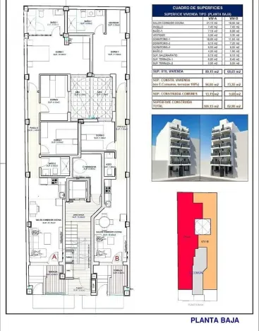 Prodej bytu 4+kk, Torrevieja, Alicante, Španělsko, 96 m2