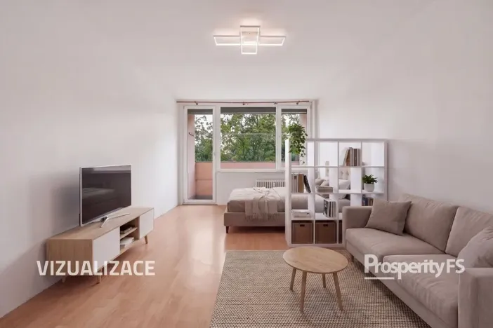 Prodej bytu 1+1, Ústí nad Labem - Severní Terasa, Zvonková, 42 m2