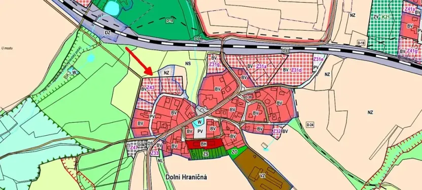 Prodej zahrady, Pomezí nad Ohří, 584 m2