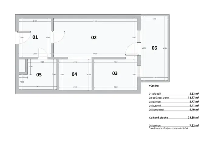 Prodej bytu 1+kk, Praha - Háje, Jurkovičova, 35 m2